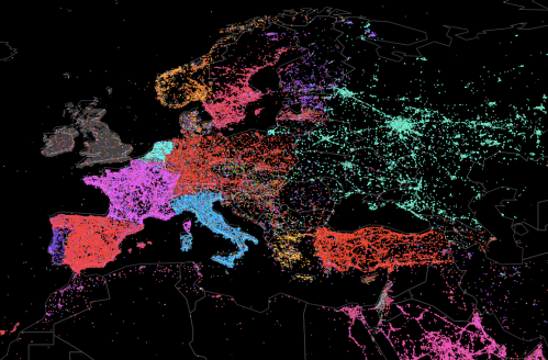 Twitter Languages Europe