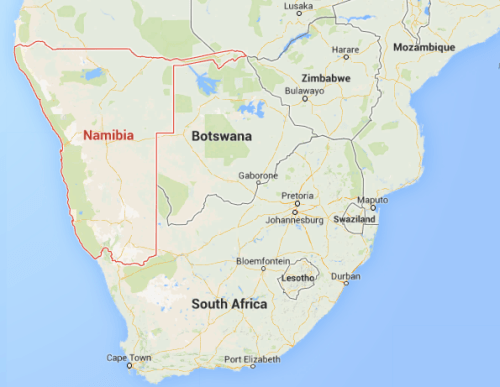 Namibia Map 1